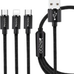 Yesido 3In1 Cable For Lightning & Micro And Type C